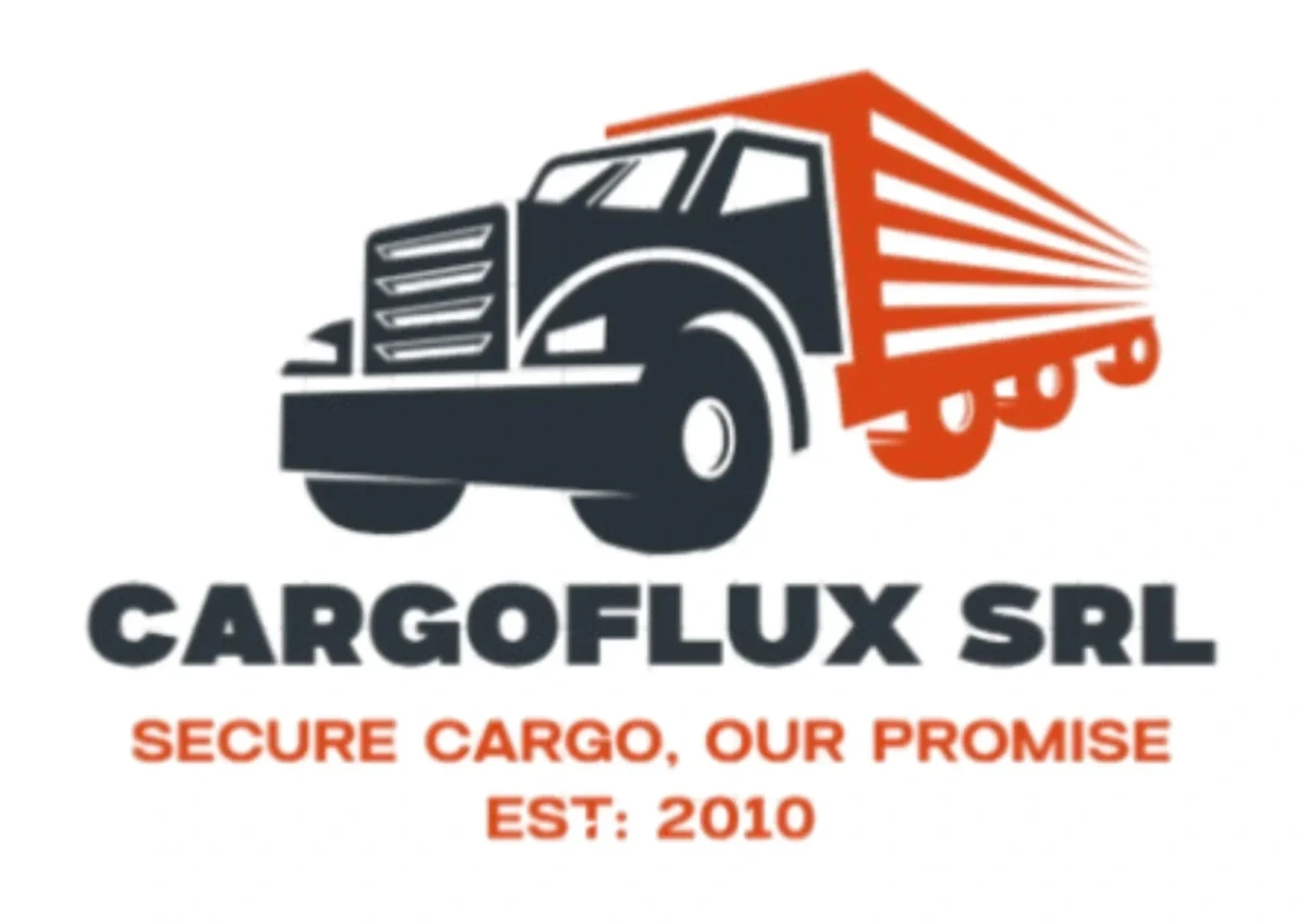 Heavy commercial cargo transport trucks and international freight shipping by CargoFlux SRL Moldova - CargoFlux SRL Official Brand Logo