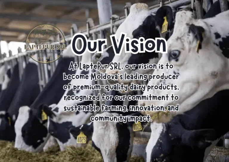 Fresh pasteurized milk bottling and organic dairy processing at LaptePur SRL Moldova - LaptePur SRL - Long-Term Corporate Vision