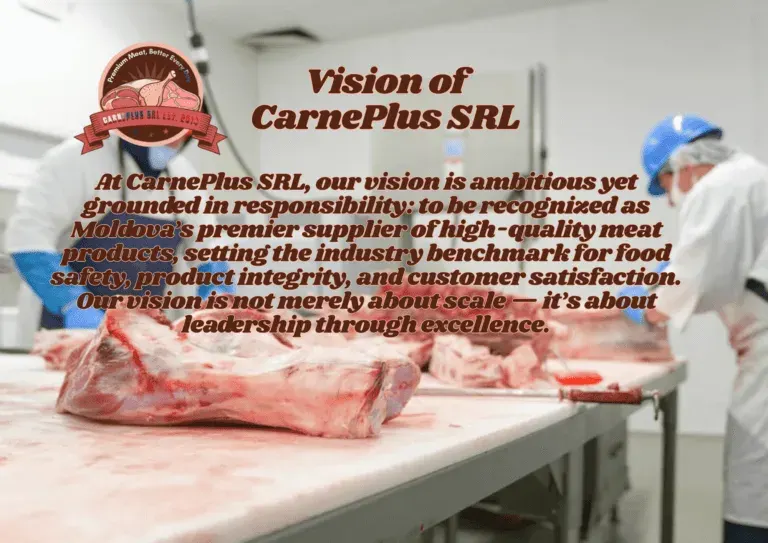 Certified meat processing, poultry packaging, and quality food facility of CarnePlus SRL Moldova - CarnePlus SRL - Long-Term Corporate Vision