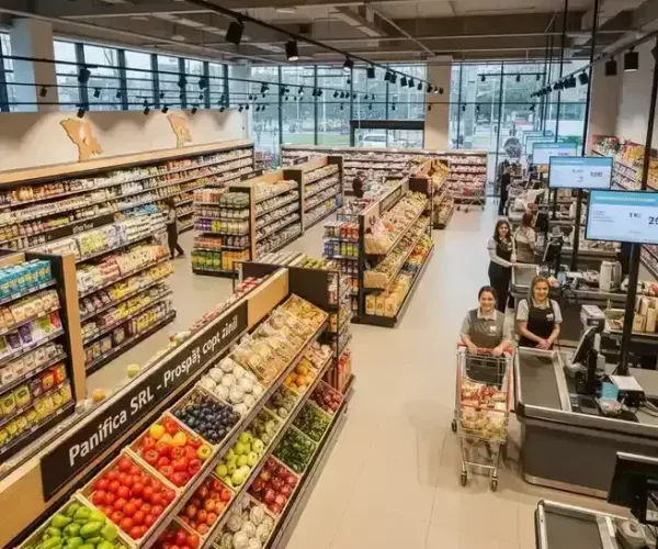Fresh organic produce aisles and grocery shelves at Casa Market SRL supermarket Moldova - Casa Market SRL - Modern Supermarket & Fresh Grocery Store (12)